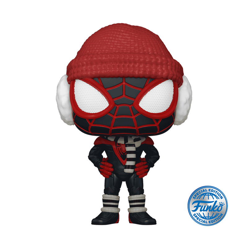 Funko Pop! SpiderMan Miles Morales (Winter Suit) SE
