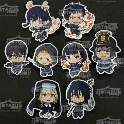 Set Stickers Fire Force