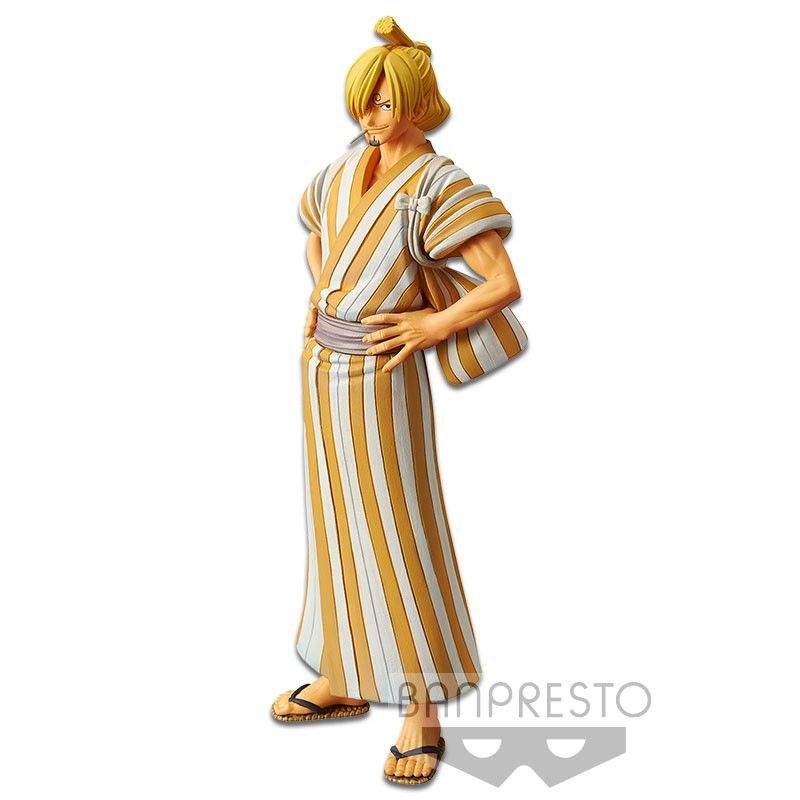 Banpresto Figura de Acción Sanji One Piece - King Of Artist Wanokuni 23cm BP19718 Multicolor