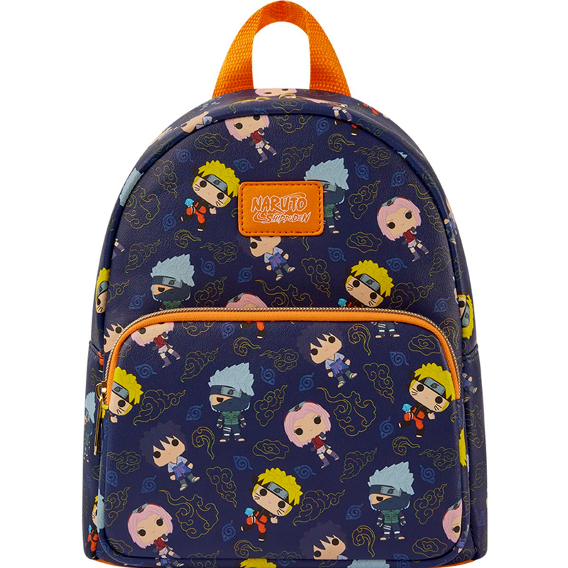 Loungefly Naruto Shippuden Team 7 AllOverPrint Mini Backpack