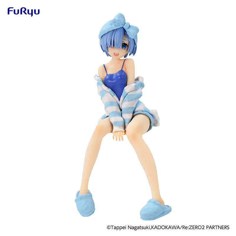 Furyu - Re:Zero - Noodle Stopper Figure - Rem - Room Wear Furyu - Re:Zero - Noodle Stopper Figure - Rem - Room Wear