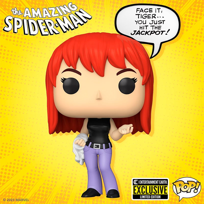 Funko Pop! Marvel Spider-Man Mary Jane Watson Entertainment Earth Exclusivo Funko Pop! Marvel Spider-Man Mary Jane Watson Entertainment Earth Exclusivo