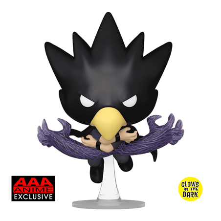 Funko Pop! Animation: My Hero Academia Fumikage Tokoyami Fallen Angel Glow-in-the-Dark AAA Exclusivo